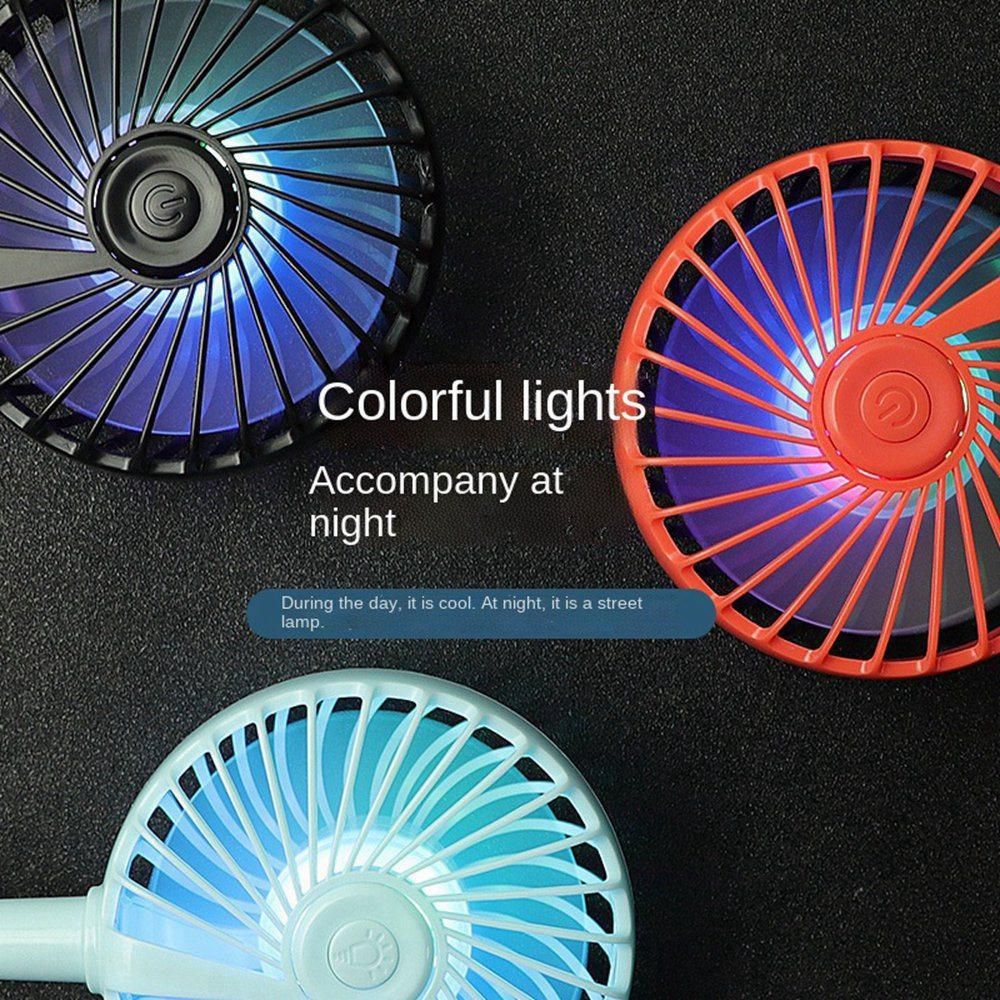 Neck Fan Portable Mini Fan Rechargeable Adjustable 3 Speeds