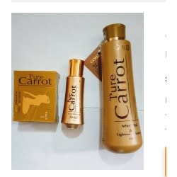 Pure Carrot Gold 3n1 Lightening Cream, Oil Serum And Soap