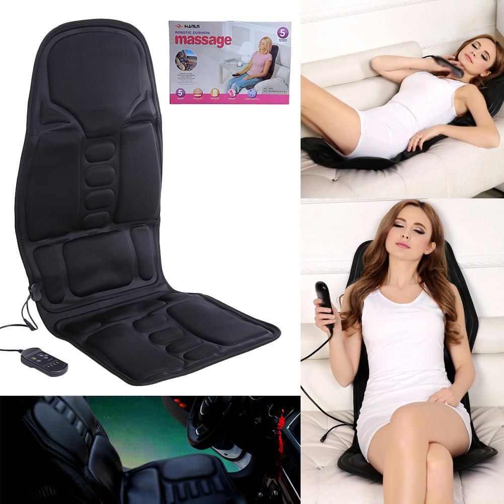 Vibrating Back, Neck, Waist  Massager For Car/Home Chair Massage Cushion.