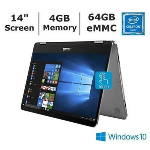 Vivobook Flip 14 - j401ma-db02 - Intel Celeron N4020 1.1GHz - 4GB RAM - 64GB eMMC 14"HD Laptop