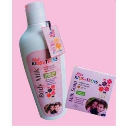 Kids & Teens Body Milk 400ml & Soap - SPF -15