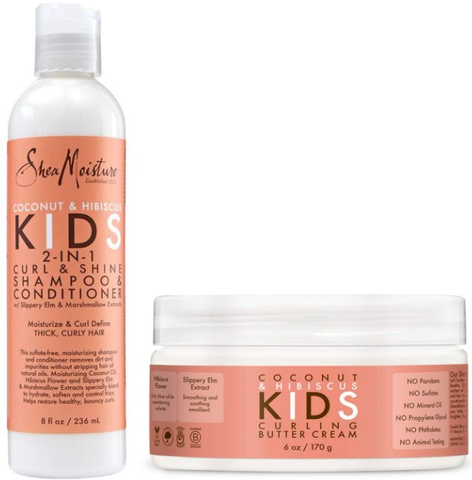 Coconut & Hibiscus Kids Shampoo/Conditioner & Curling Cream