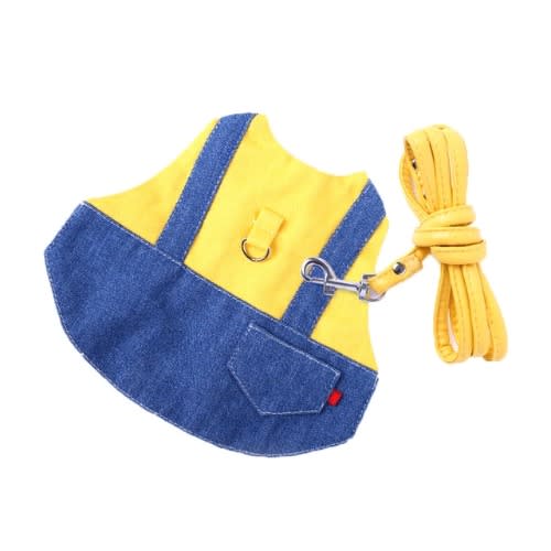 TD Rabbit Breathable Harness Bunny Clothes With Leash