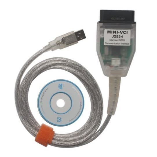 Latest MINI VCI For Toyota TIS Techstream V10.00.028 Single Cable For Toyota J2534 Diagnostic