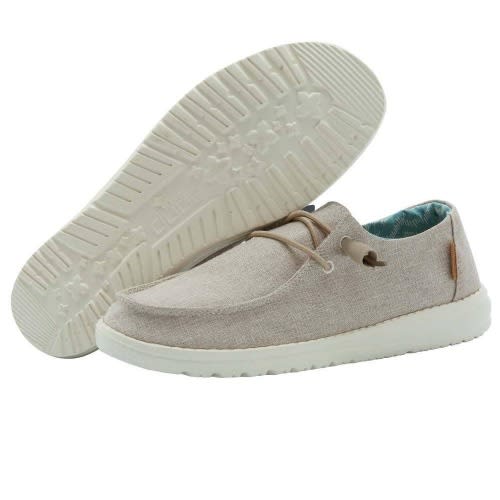 Wendy Chambray Loafers -  Beige