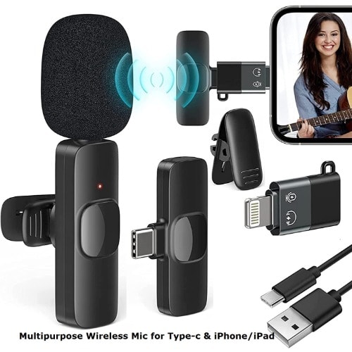 Wireless Microphone For Type-c & Apple Devices