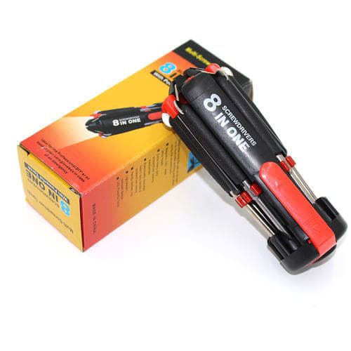 8 In 1 Multifunctional Screwdriver Set With Powerful Touch
