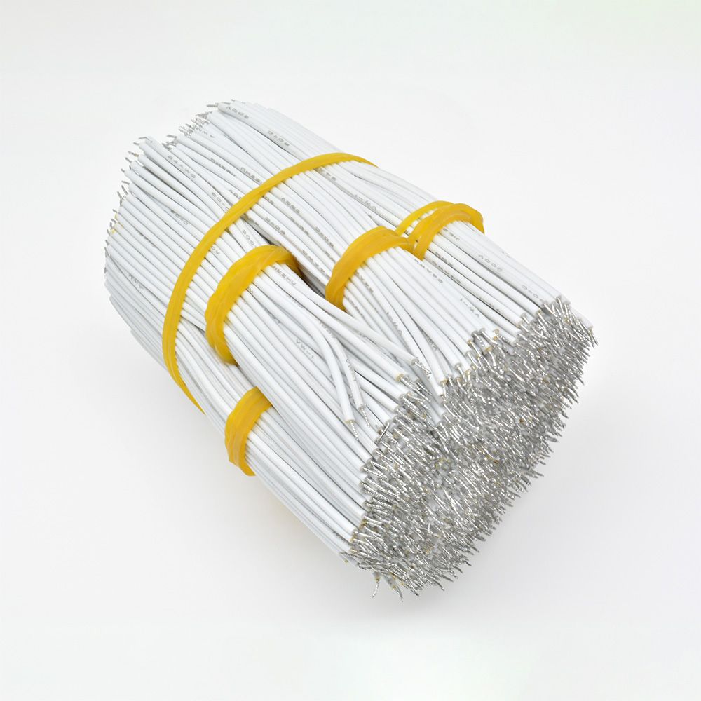 100Pcs UL100724AWG Breadboard Tinned Wire Cable Kit 8CM