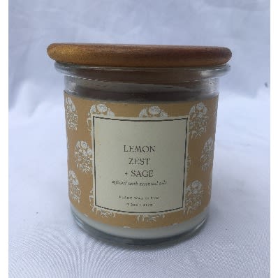 Lemon Zest & Sage Scented Candle - 11.02oz