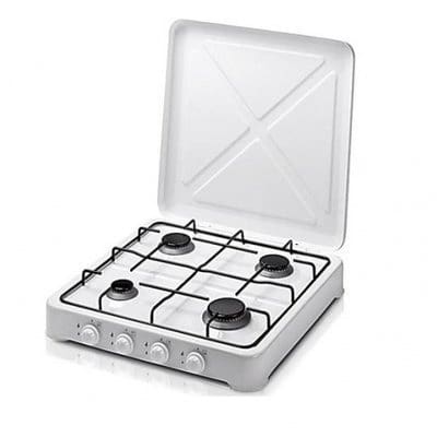 4 Burners Table Gas Cooker - White