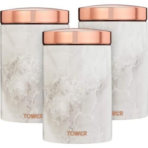 Tower Storage Canisters - Set Of 3