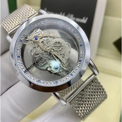 Skeleton See Through Men's Luxury Wrist Watch