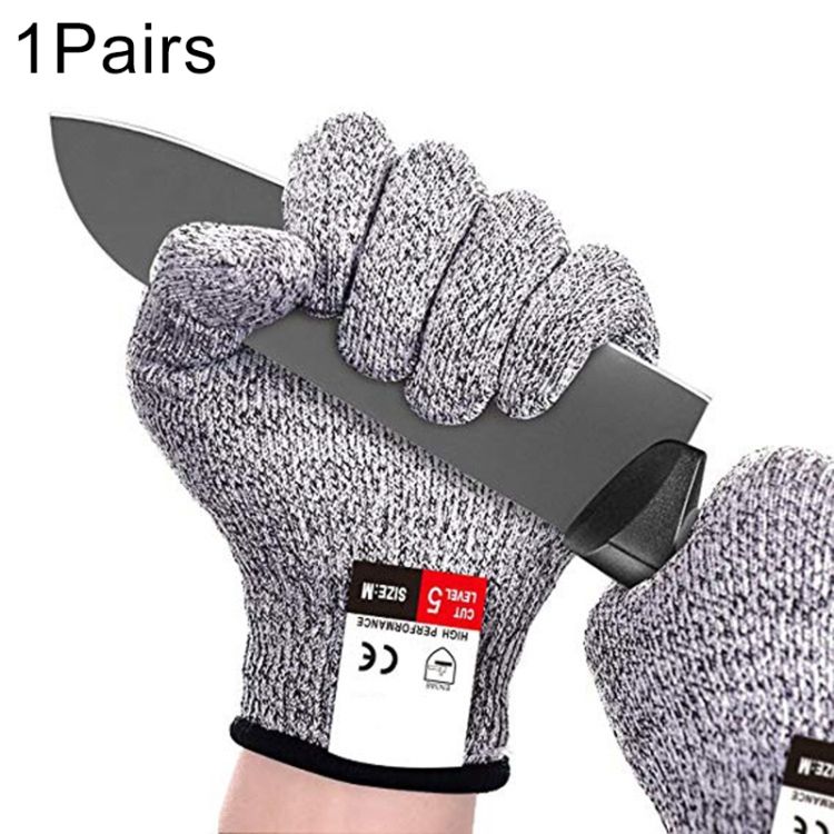 A Pair Cut-resistant Gardening Gloves HPPE Food-grade
