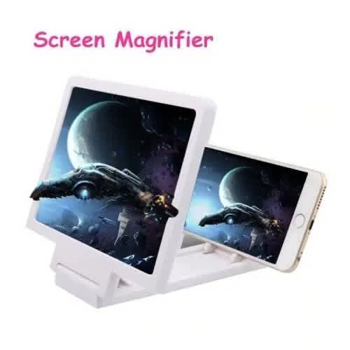 3d Mobile Phone Magnifier - White