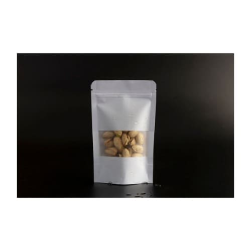 White Kraft Paper Zip Lock - 50pcs