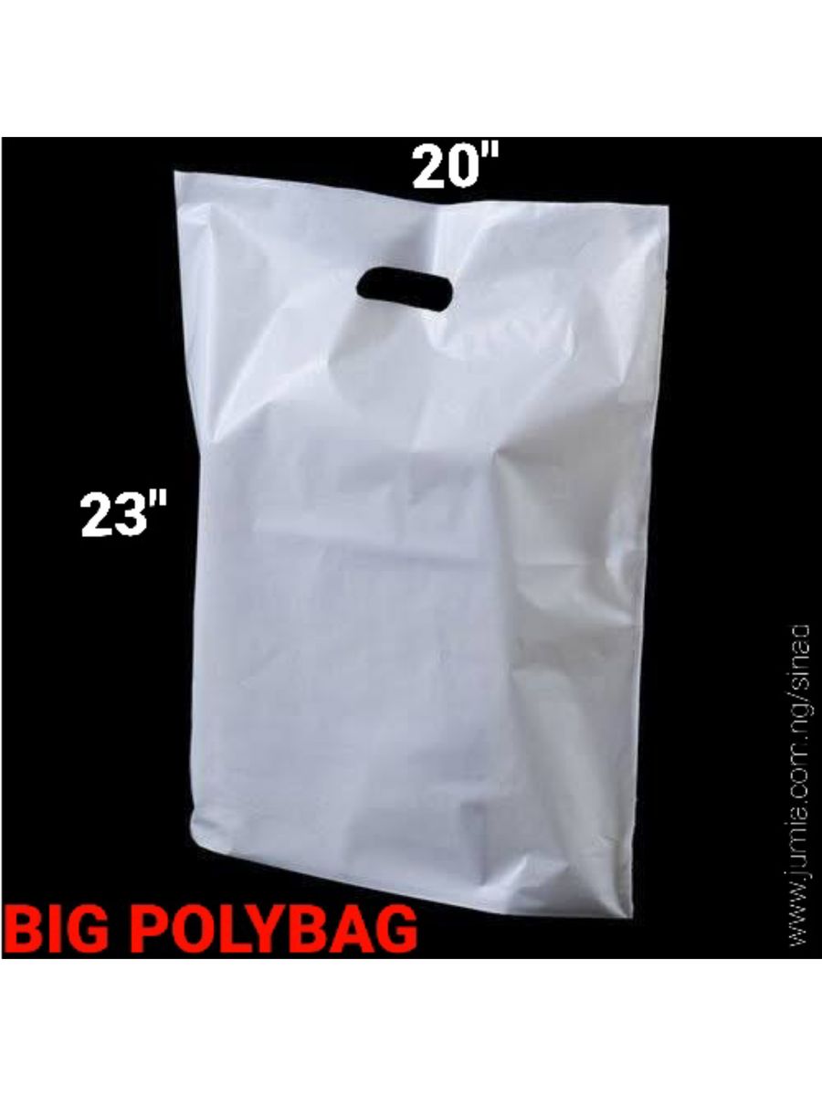 50 PCS BIG Banana PolyBag Nylon, Packaging Nylon - White