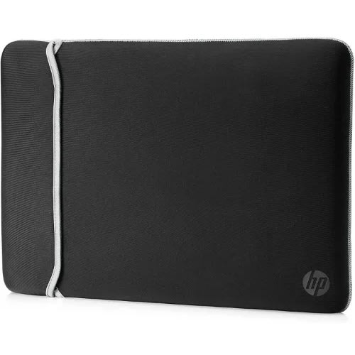 15.6 Inch Black & Silver Reversible Neoprene Sleeve