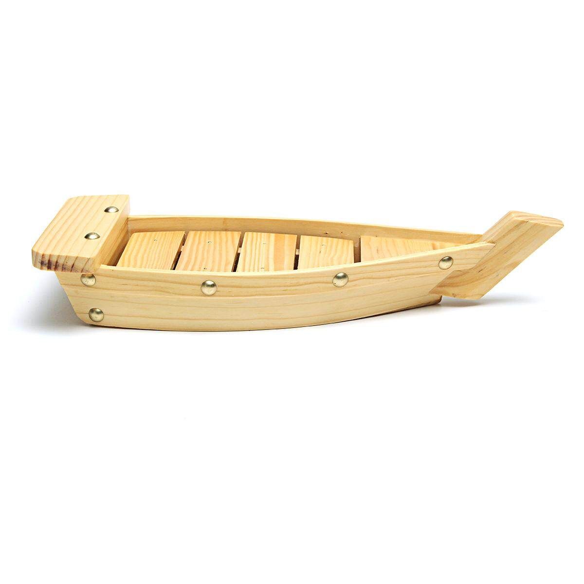 Wooden Sushi Boat Serving Plate Tray Sashimi Serving Tray