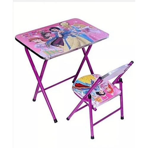 Disney Foldable Chair & Table - Princess