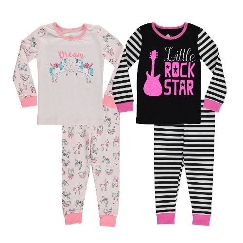 Rock Star Girls Slim Fit Pyjamas Sleepwear-( Size Run Small - Order 2 Sizes Up )