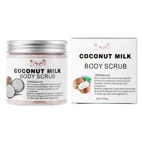 Coconut Milk Body Scrub With Essential Oil - 250g