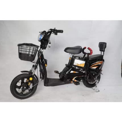Hango - Electric  Bike With Pedal -  Black
