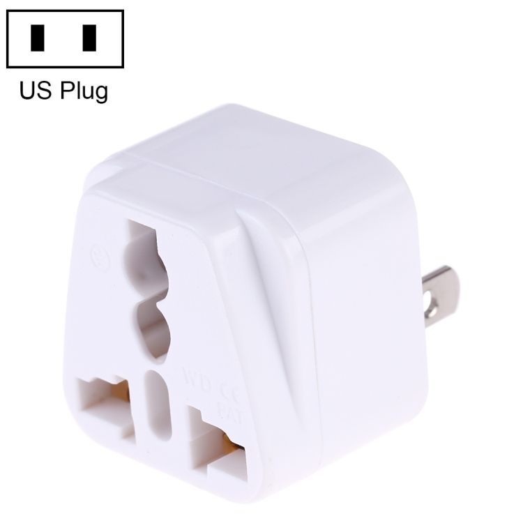 Portable Universal Socket To US Plug Power Adapter Travel Ch