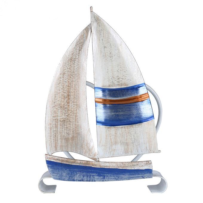 Tooarts Sailing Boat Napkin Holder Iron Napkin Holder
