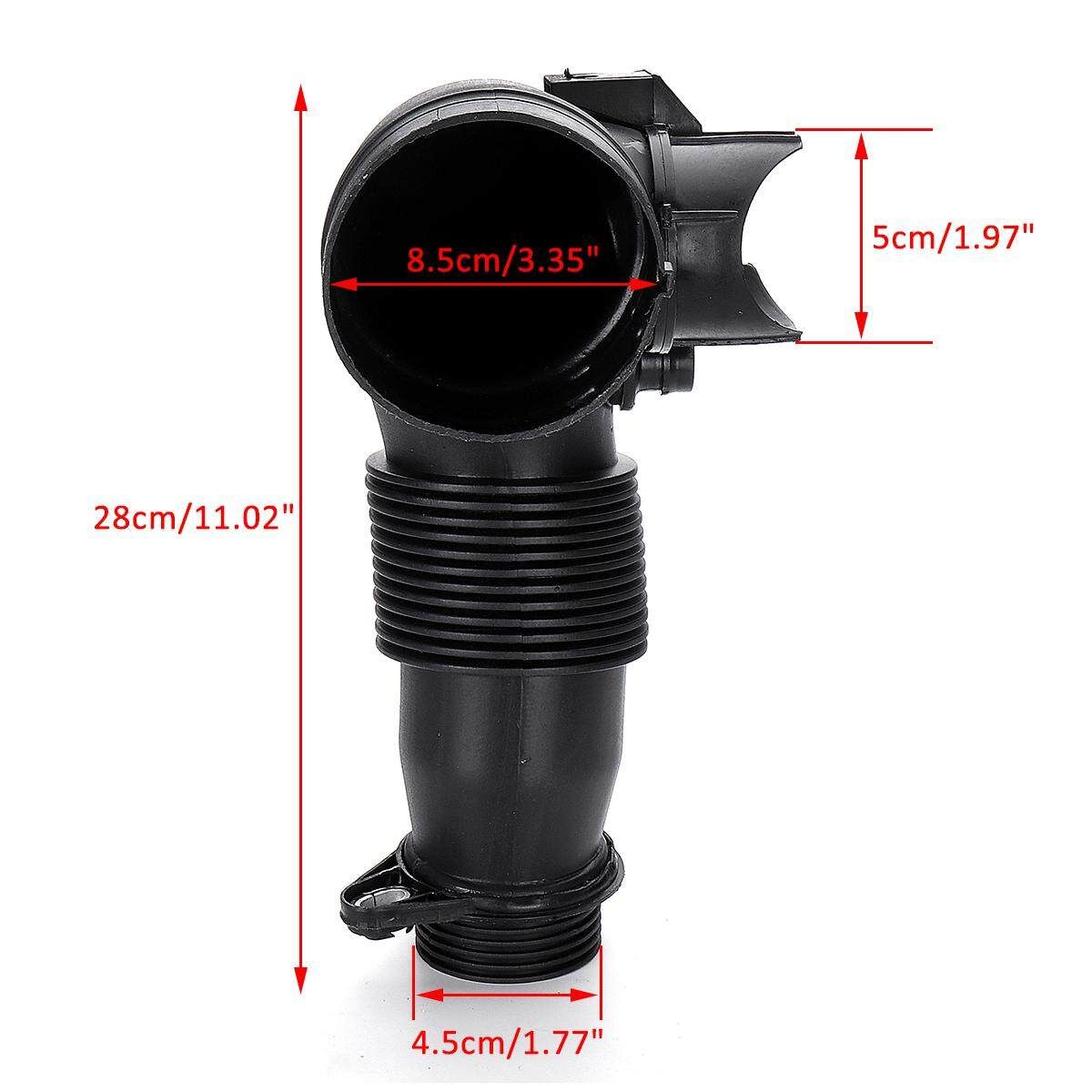 Black Air Intake Pipe Boot Tube For BMW 228i 428i 528i X1 X3 X4 Z4 Turbocharger