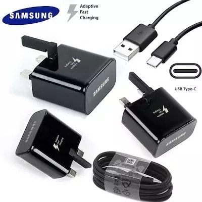Type-C Charger For Samsung "S" Series Phones - Black