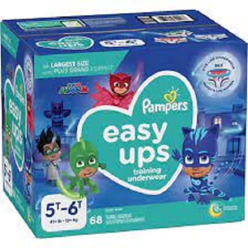 Easy Ups Training Pants Boys - Size 7 - 5t-6t - 68 Count - Giant Pack