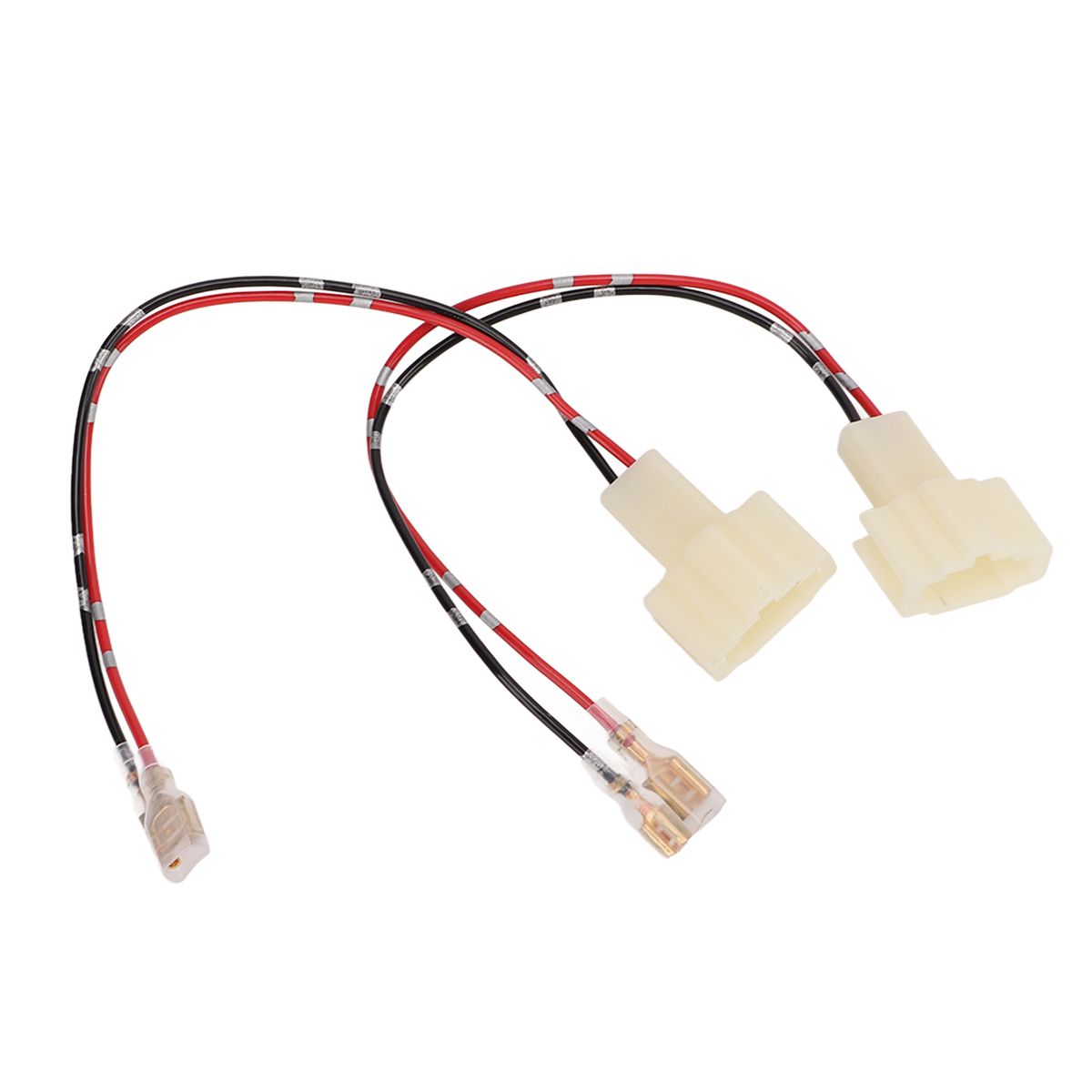 Pair Car Power Amplifier Mid Bass Speaker Wiring Harness