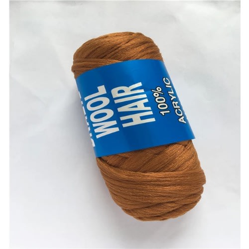 Brazilian Hair Wool- Burnt Orange- 6pcs