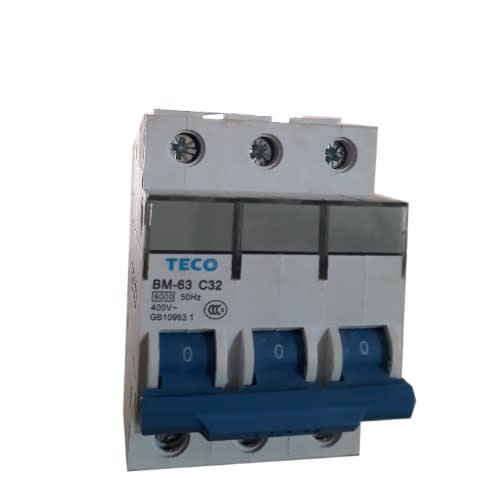 Miniature Circuit Breaker& Leakage Breaker. 3 Poles, 4.5KA, 32A, 400V