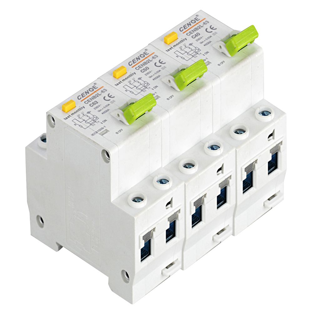 Zero Shipping High Quality Beautiful MCB Residual Current