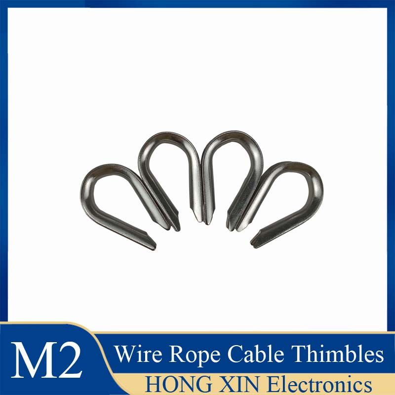 M2 Wire Rope Cable Thimbles 304Stainless Steel Non-rusting And Anti-corrosion Wire Ro