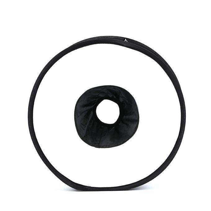 45cm Portable Foldable Camera Flash Diffuser Soft Box-Black