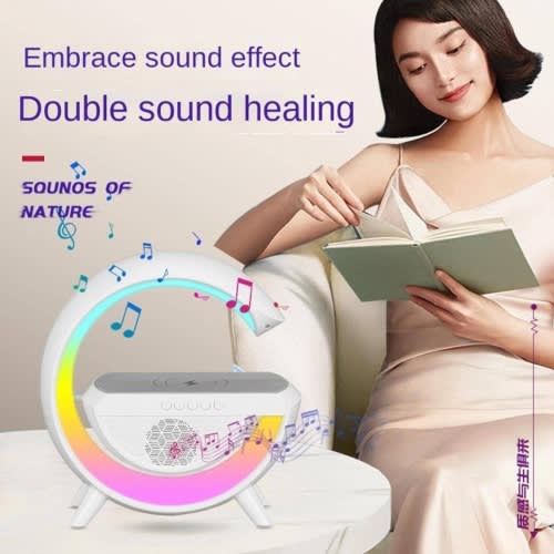 Rgb Bluetooth Speakers With Wireless Charger