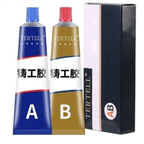 Ab Metal Casting Repair Glue & Heat Resistance Cold Weld Agent - 70g In A Box - Two A+B