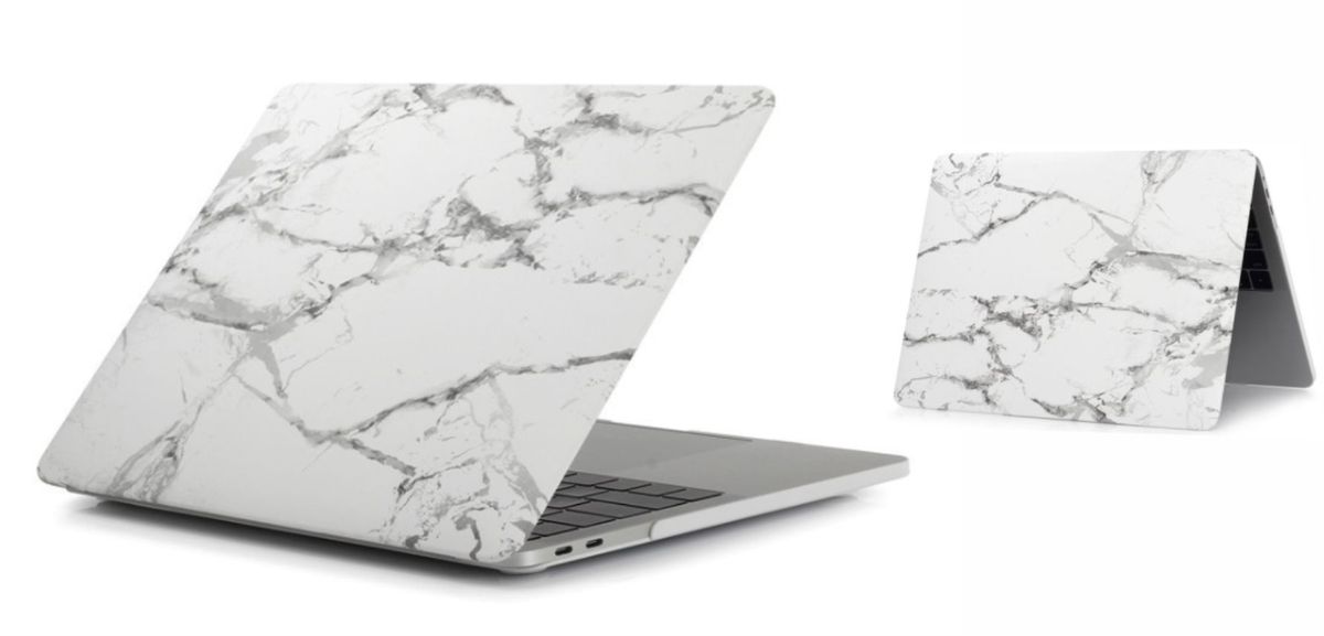 Marble Case For MacBook Pro 13 Inches Case  - White