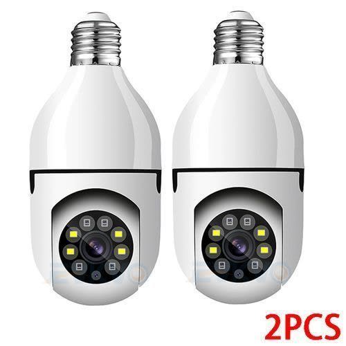 Ptz Wifi Bulb For Smart Home Monitoring - 2Pcs