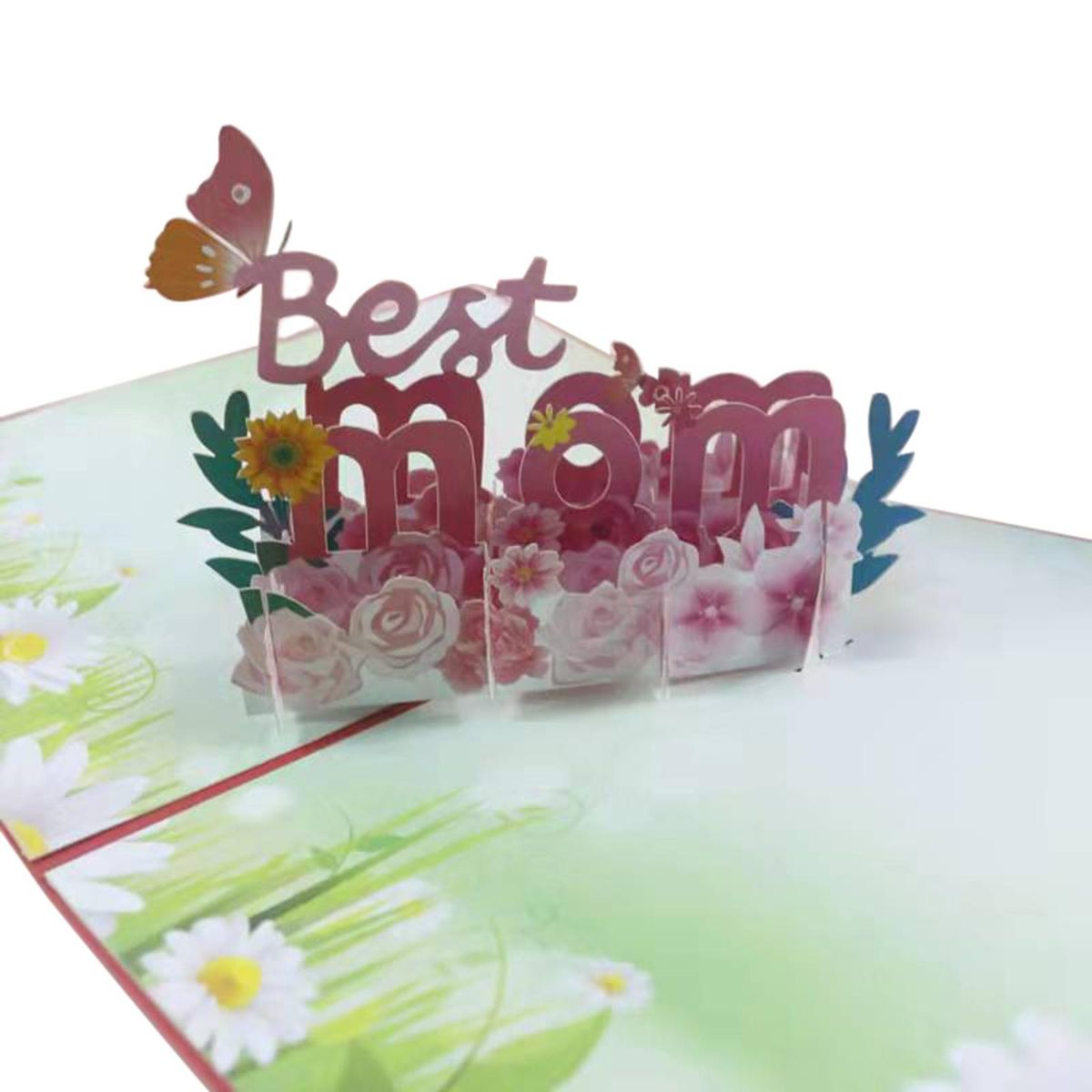 1 Set Blessing Card Happy Mothers Day Best Mom Greeting Card