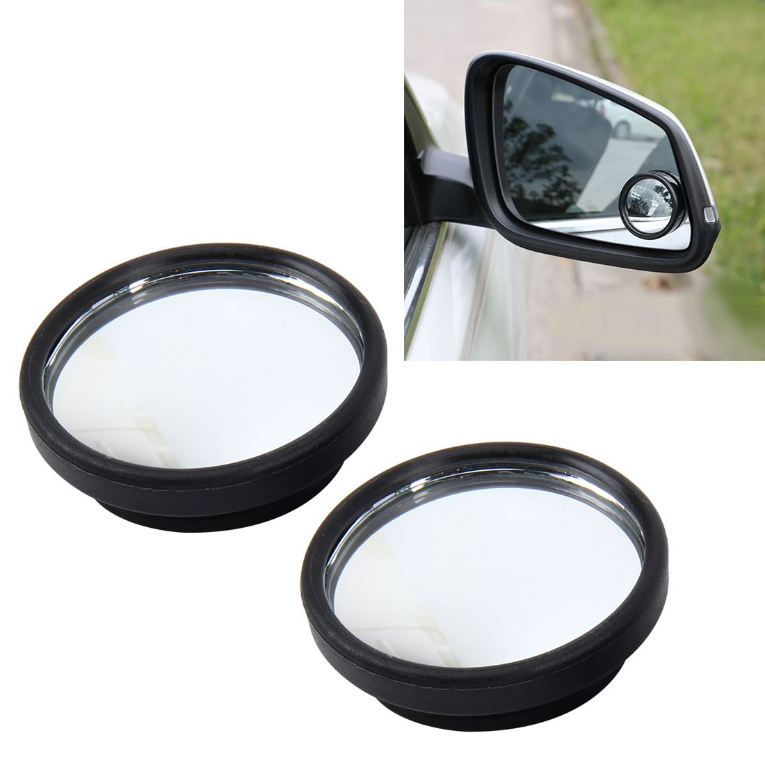 3R-061 2 PCS Car Truck Blind Spot Rear View Wide Angle Mirror Blind Spot Mirror Blind Spot And Round Mirror, Size: 3.8*3.8cm