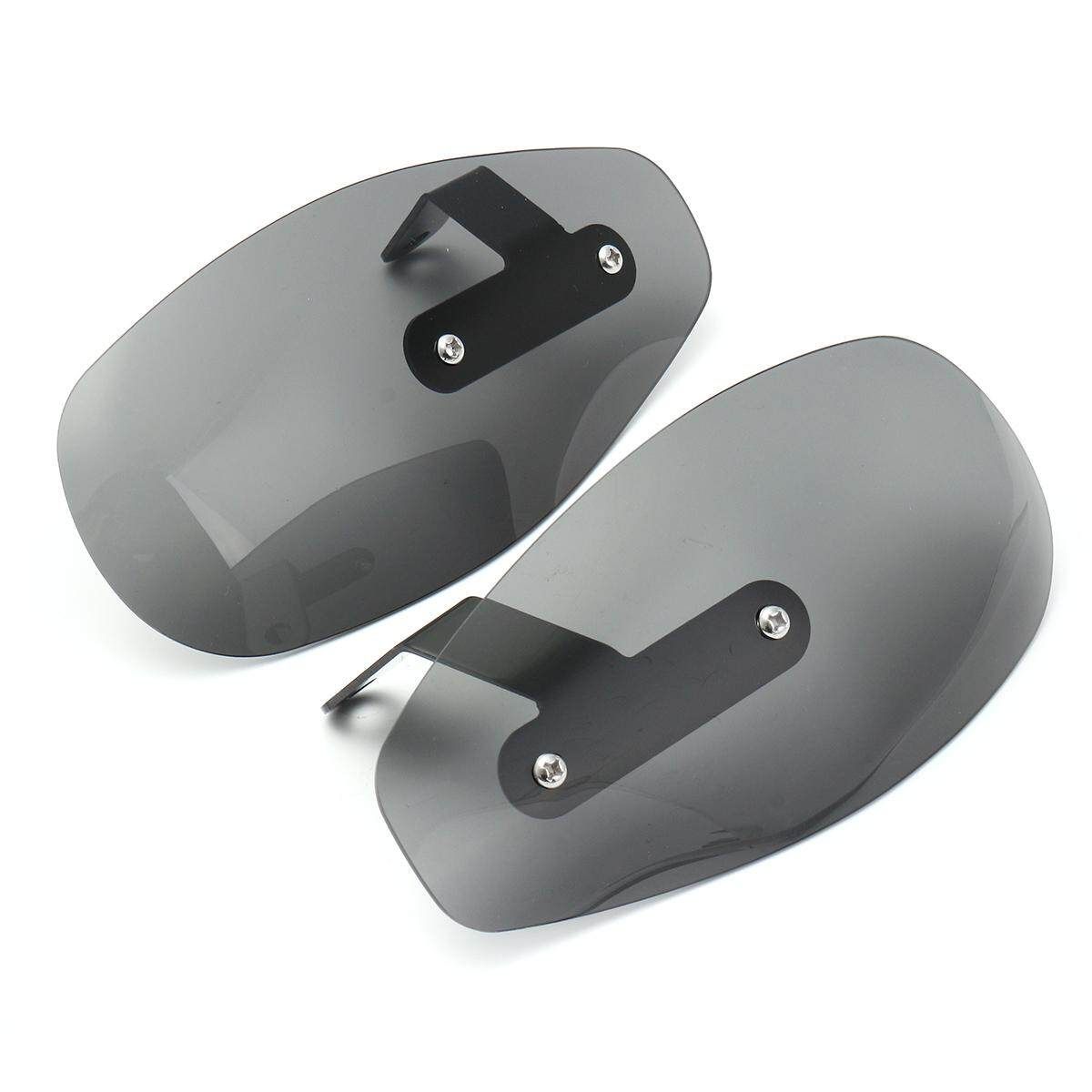 Universal Motorcycle Hand Guard Wind Deflector Protector Shield For Harley Black