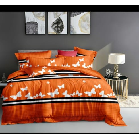 Bedsheet Duvet And Four Pillowcases