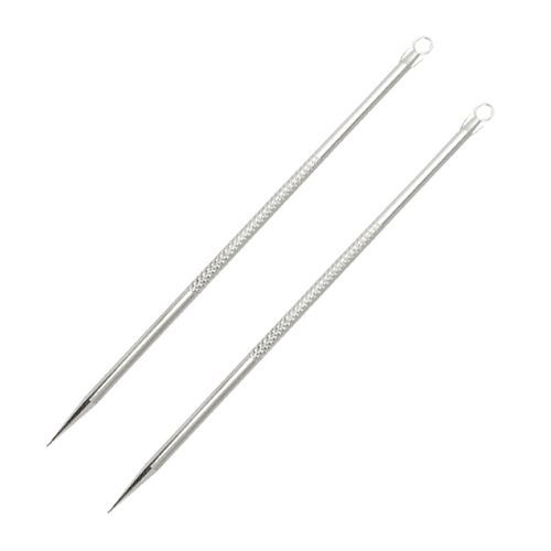 2X Stainless Steel Acne Blackhead Removal Needle