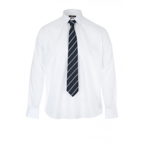 Men's  Packed Shirt With Tie - White