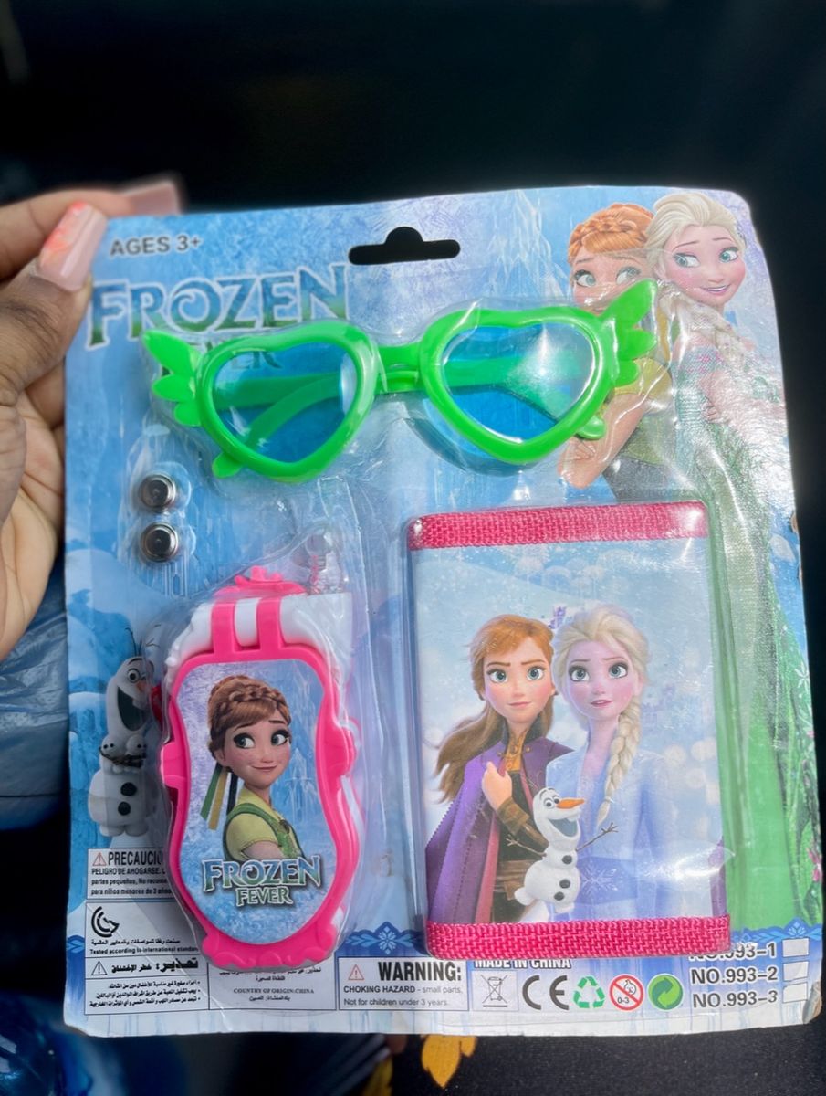 3 In 1 Kids Digital Wristwatch + Wallet + Sun Glass - Set For Kids