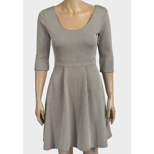 Ladies Textured Skater Dress