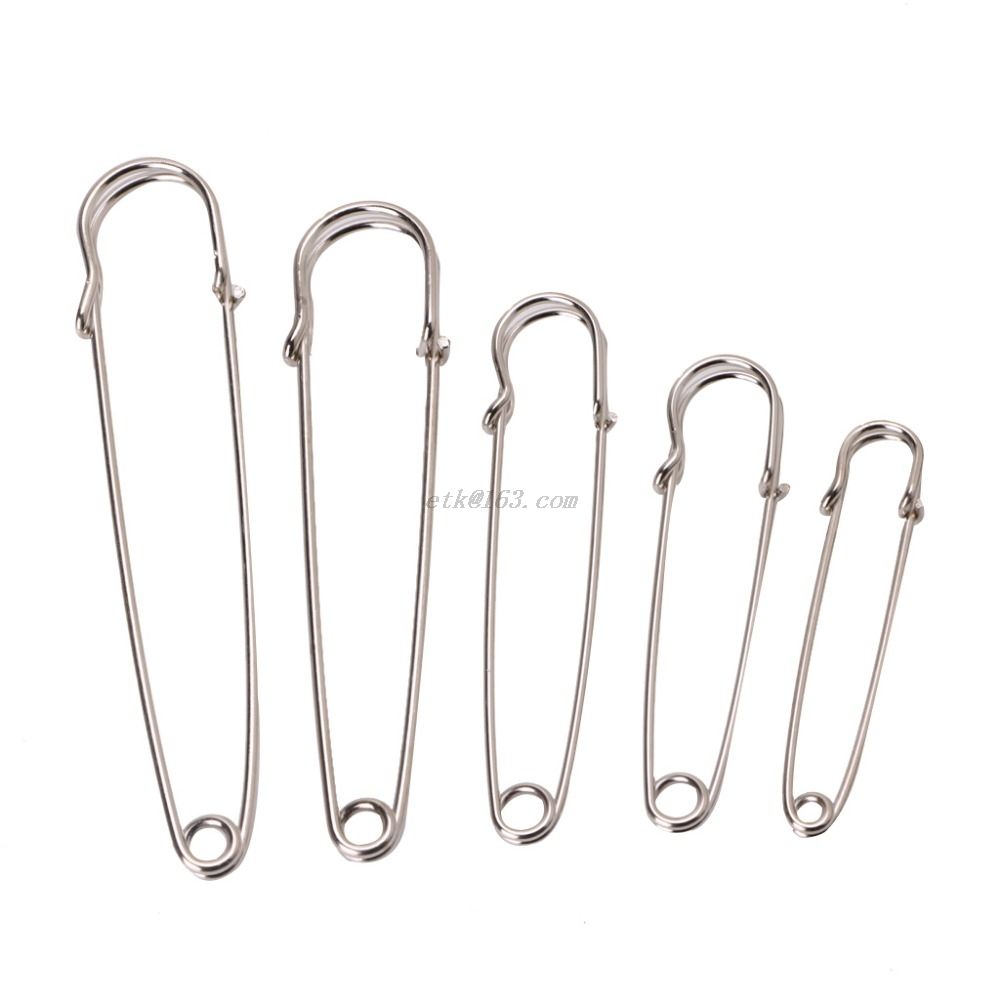 5pcs Heavy Duty Safety Pins Stainless Steel For Ki